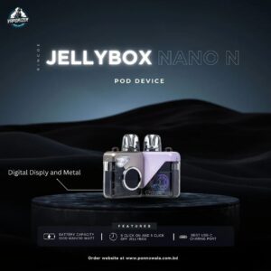 Rincoe Jellybox Nano N Pod Device – 30W 1000mAh with Digital Display (USB-C)