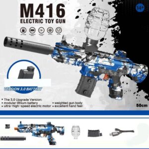 Shooting M416 Electric Gel Ball Blaster Gun-- Fun outdoor toy